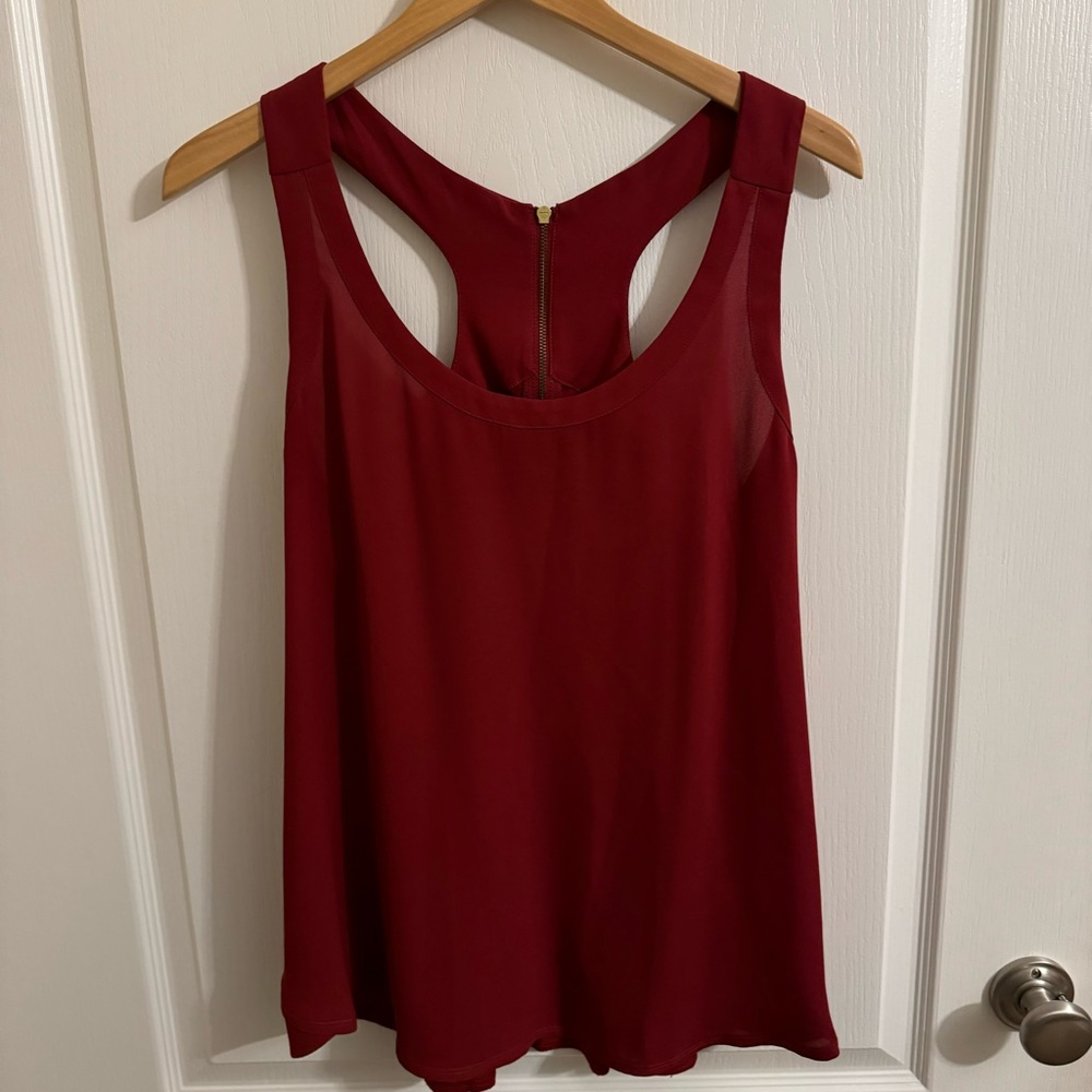 Women's Sleeveless Red Top